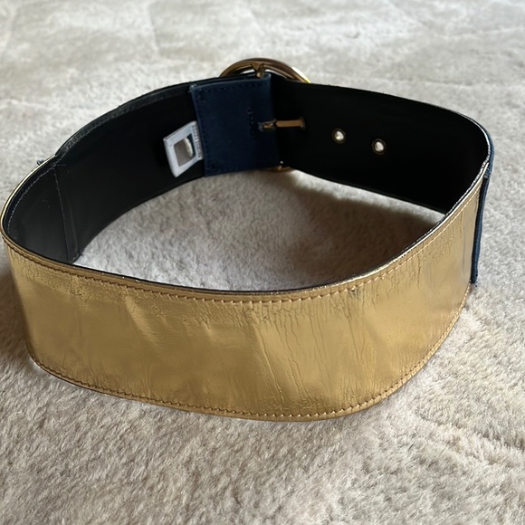 Dolce & Gabbana Denim and Gold Belt - Picture 2 of 16